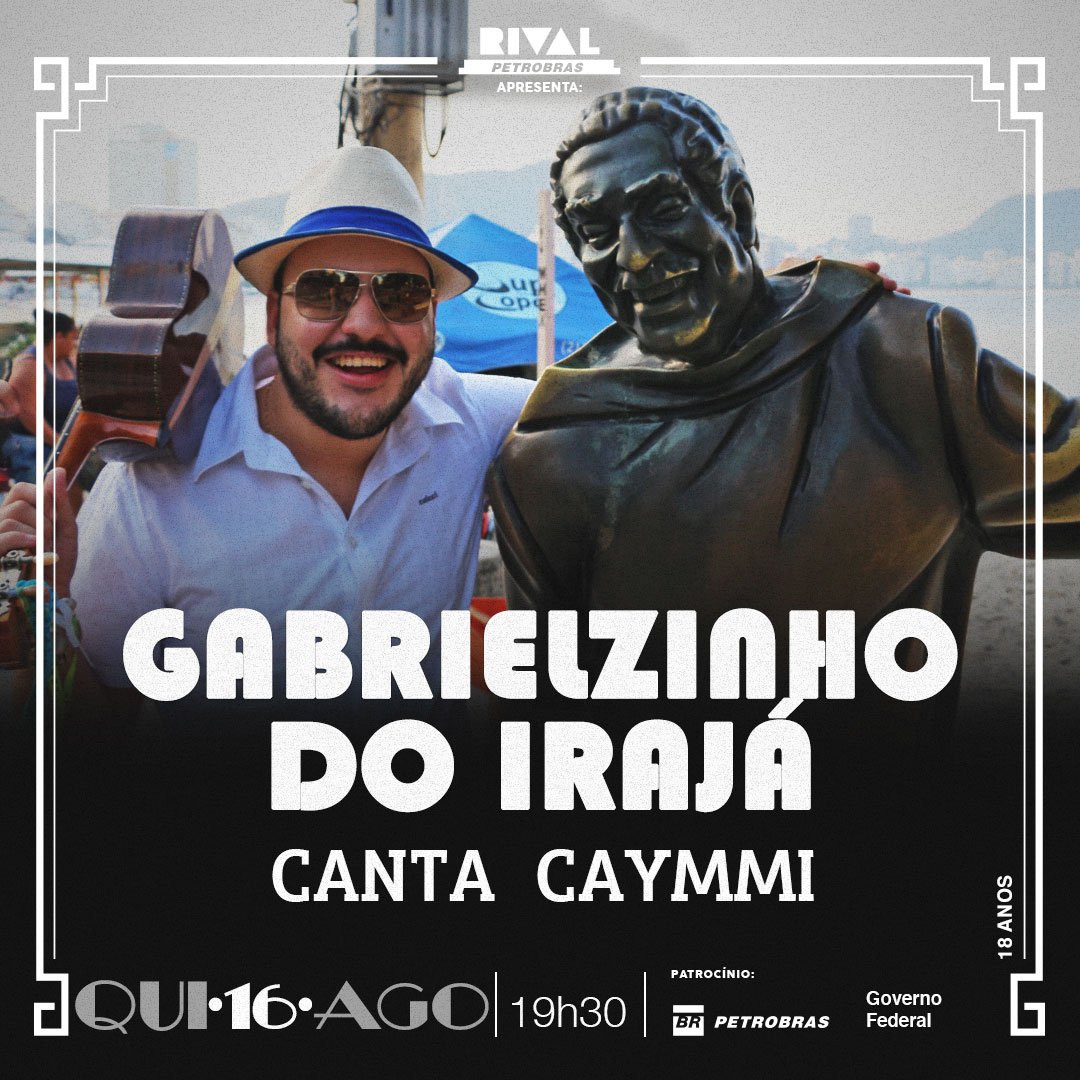 16/08 ▪ Gabrielzinho do Irajá canta Caymmi