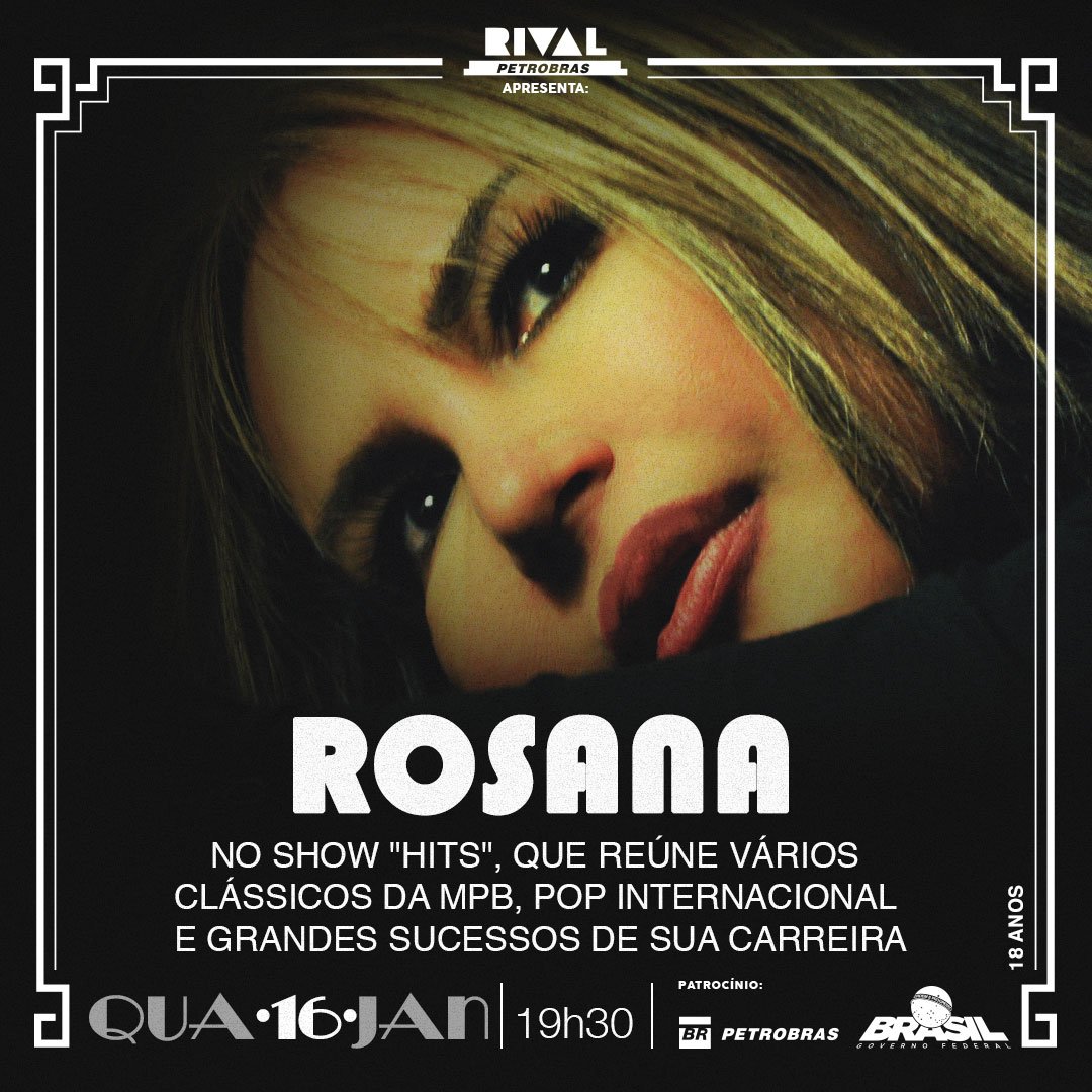 16/01 – Rosana | Show “Hits” 