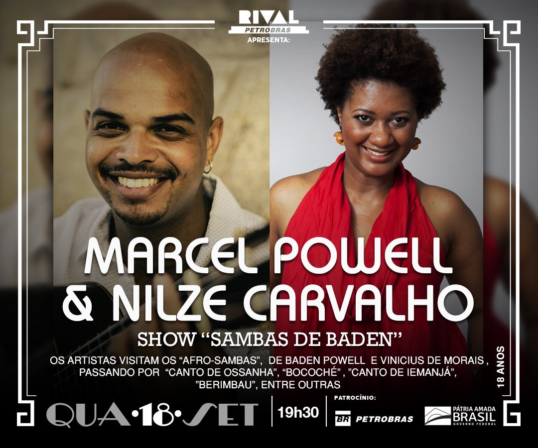 18/09 ~ Marcel Powell & Nilze Carvalho