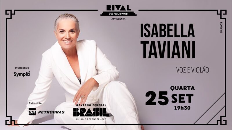 Isabella Taviani: voz e violão