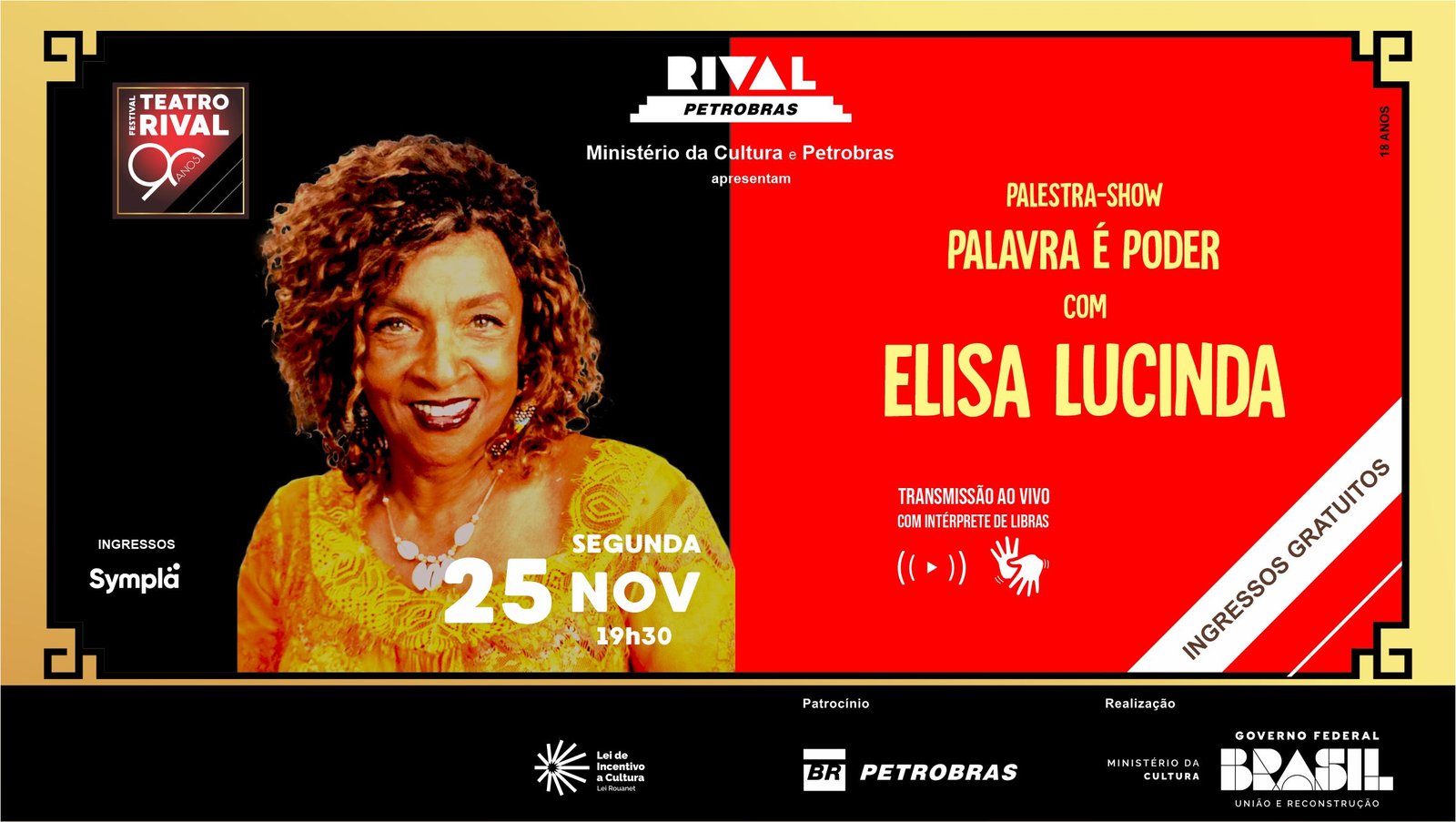 Elisa Lucinda – “Palavra é poder”