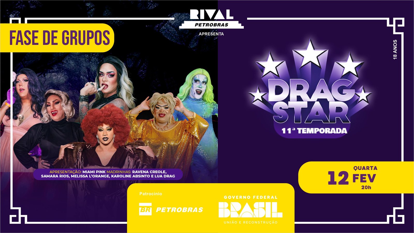 Dragstar – 11ª temporada – Fase de Grupos