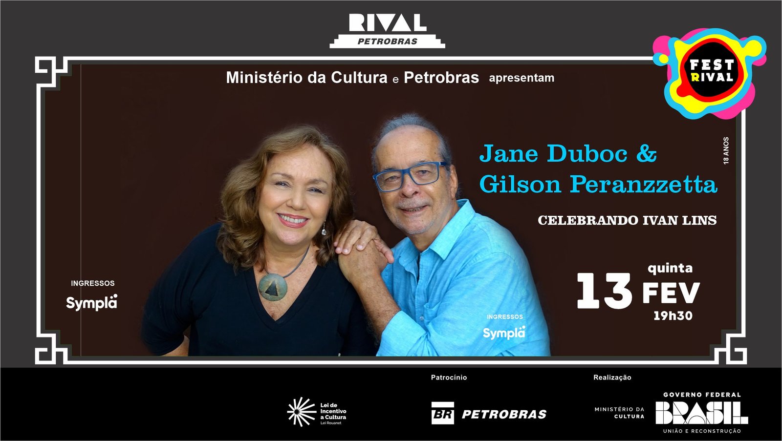 Jane Duboc e Gilson Peranzzetta – celebrando Ivan Lins