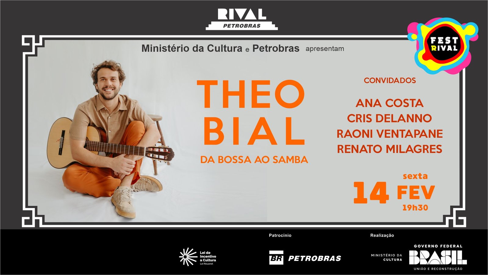 Theo Bial em “Na bossa do samba”