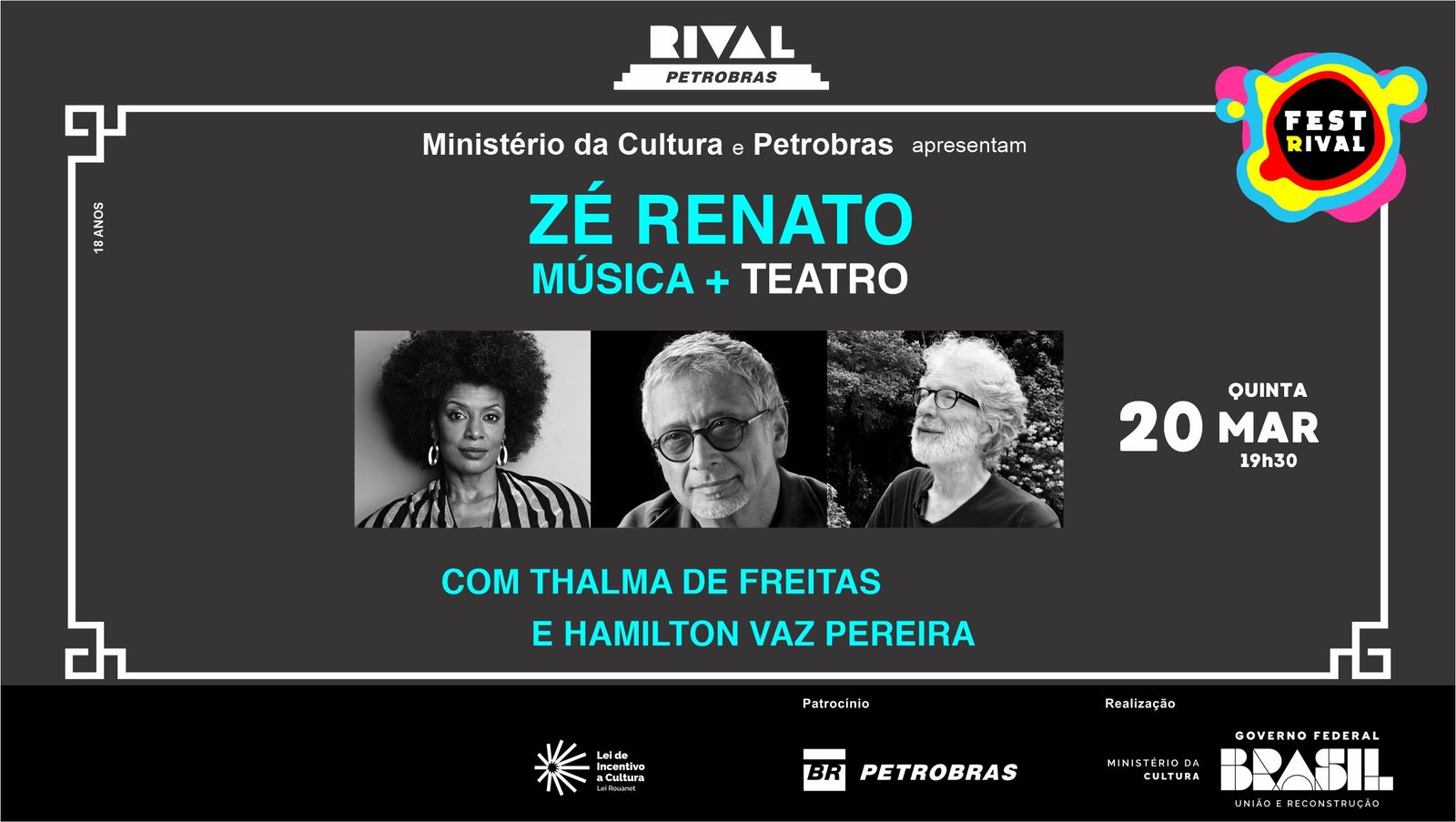 Zé Renato: Música + Teatro