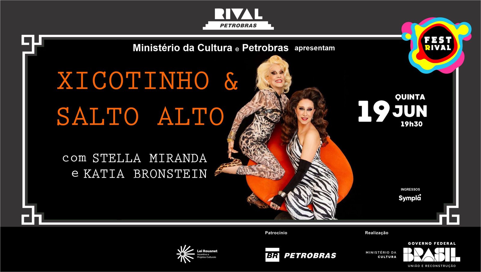 Xicotinho & Salto Alto com Stella Miranda e Katia Bronstein