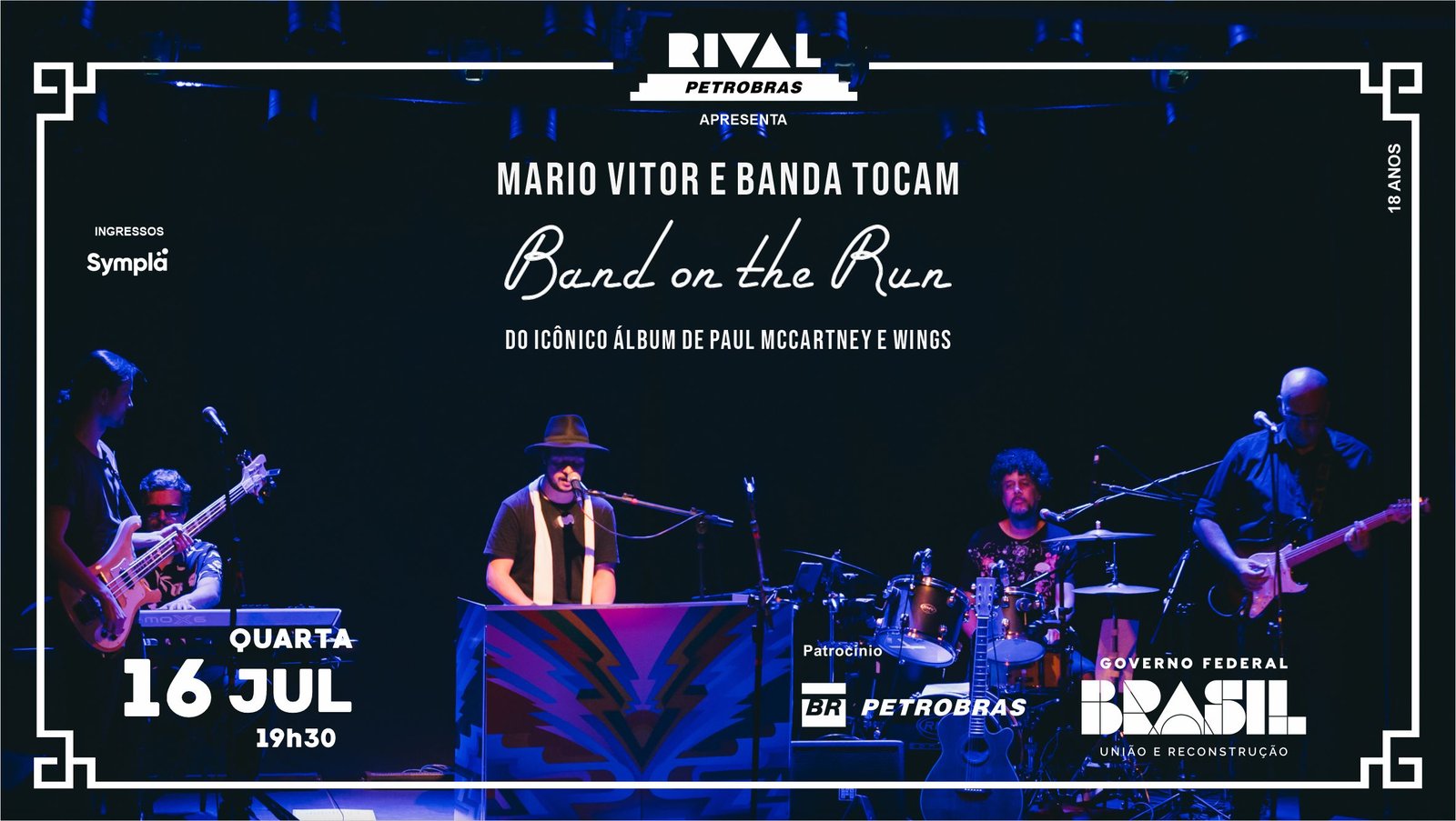 Mario Vitor e banda em “Band on the Run”
