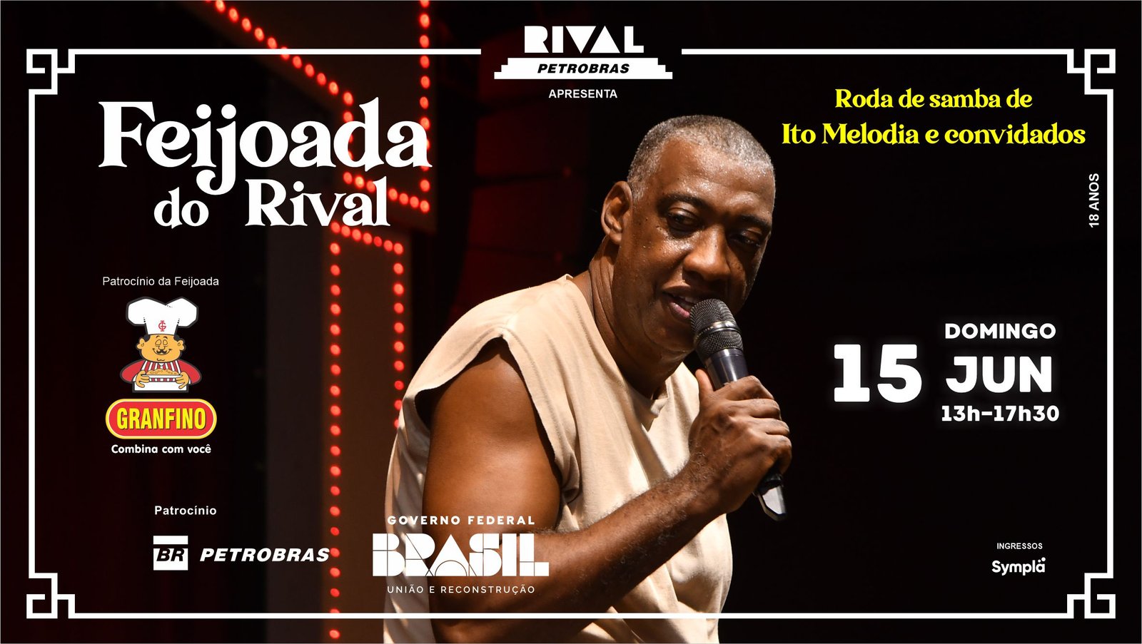 Feijoada do Rival com roda de samba de Ito Melodia