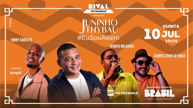 JuninhoThibau no show “Eu sou assim”