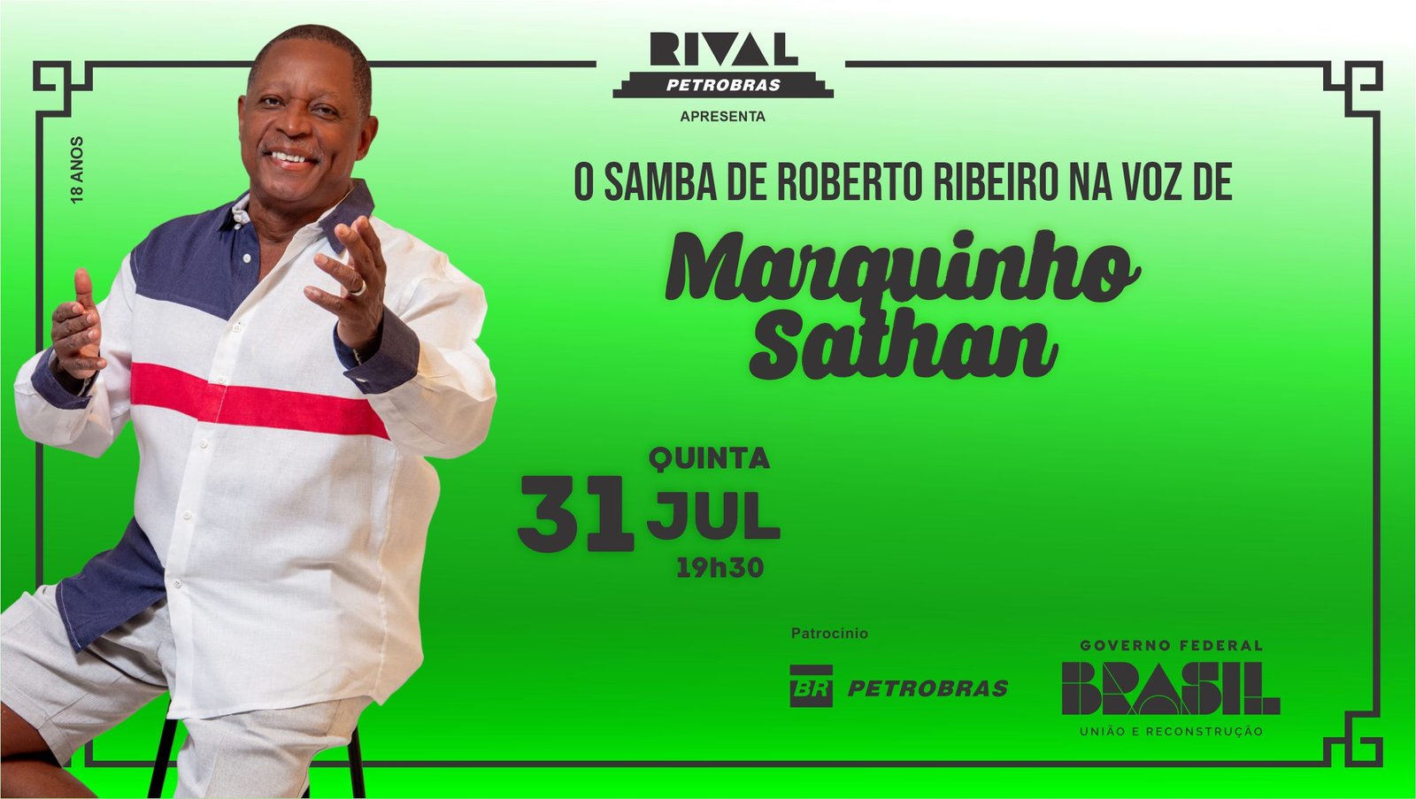 O samba de Roberto Ribeiro na voz de Marquinho Sathan
