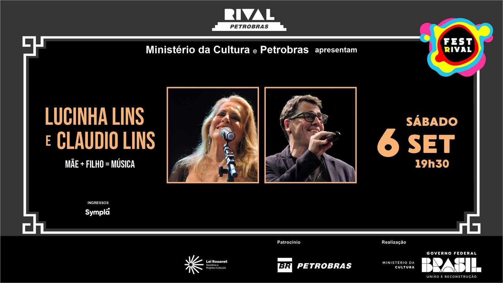 Lucinha Lins e Claudio Lins