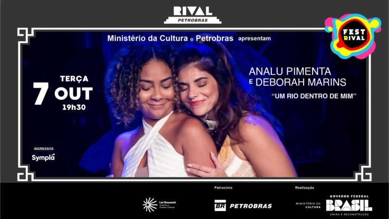 Analu Pimenta e Deborah Marins em “Um Rio dentro de mim”