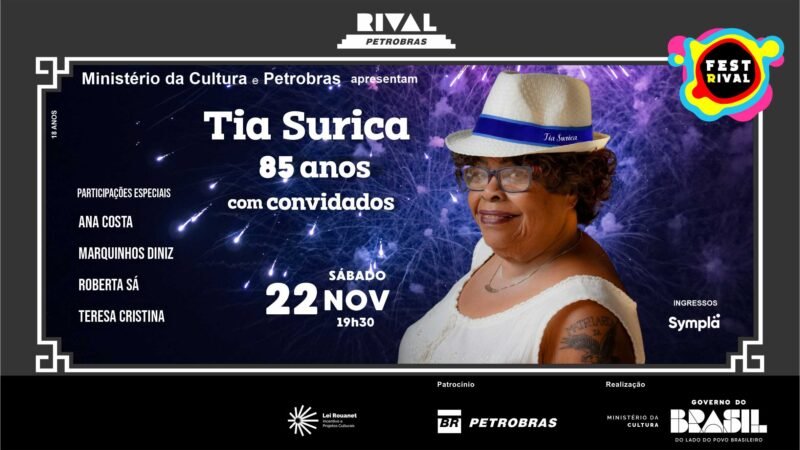 Tia Surica 85 anos com convidados