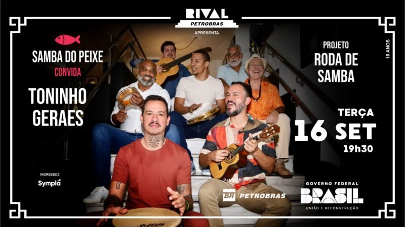 Samba do Peixe convida Toninho Geraes