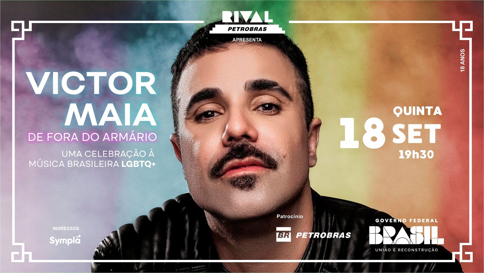 Victor Maia no show “de fora do armário”
