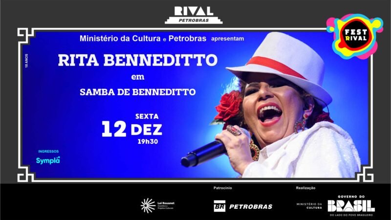 Rita Benneditto em  “Samba de Benneditto”