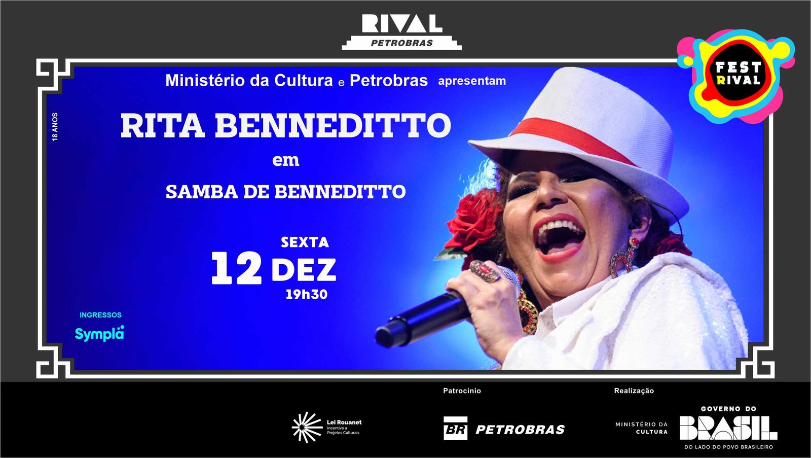 Rita Benneditto em  “Samba de Benneditto”